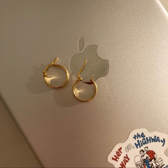 Gold Hoops - Picture 11 of 14